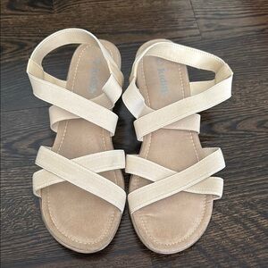Women's Beige Sandals Size 9.5